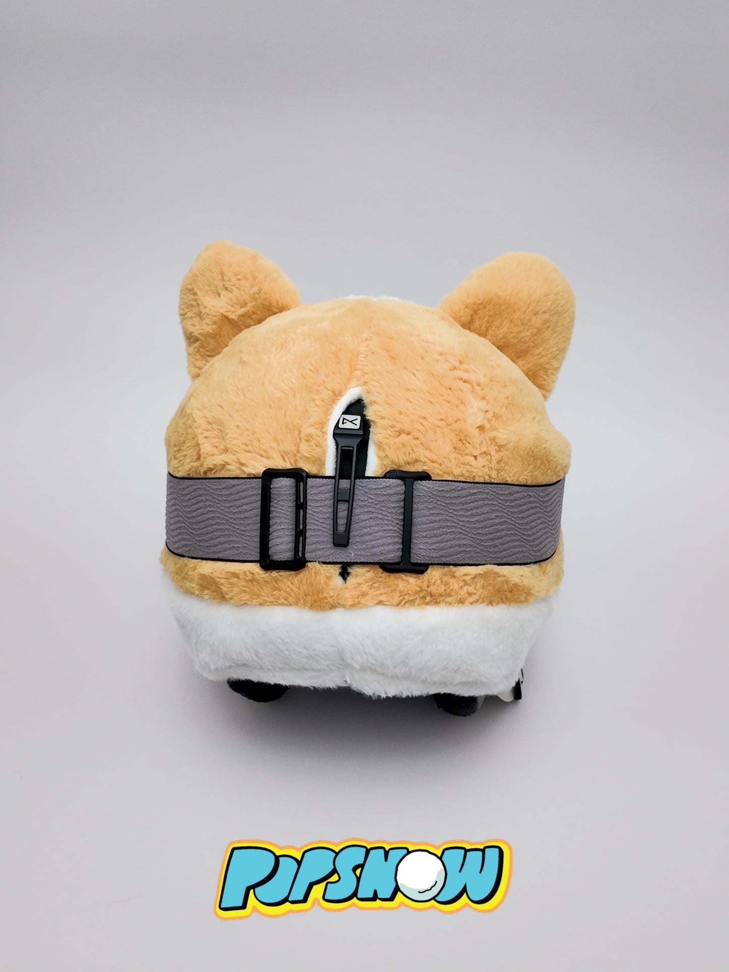 PopSnow Ski snowboard helmet cover hat funny corgi puppy dog back product goggle on