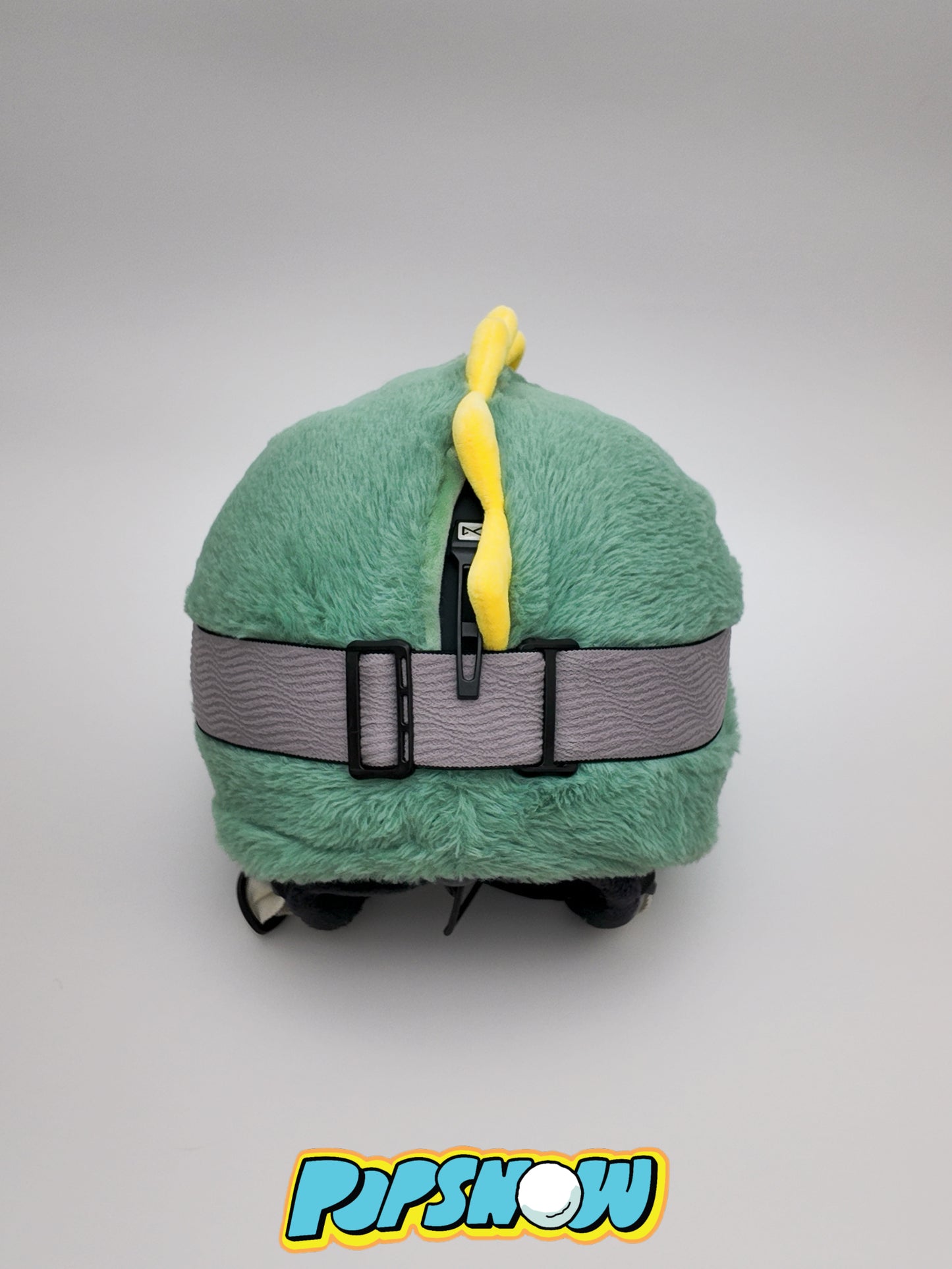 PopSnow Ski snowboard helmet cover hat funny dinosaur danny back product goggle on