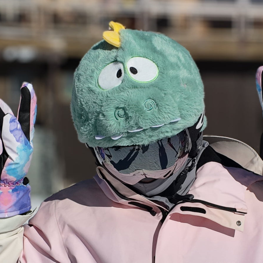 dinosaur motorcycle helmet cover Ski Pike Fishing Planet Best Danny Sullivan crochet motorcycle helmet cover Color:Navy Ink Tie Dye