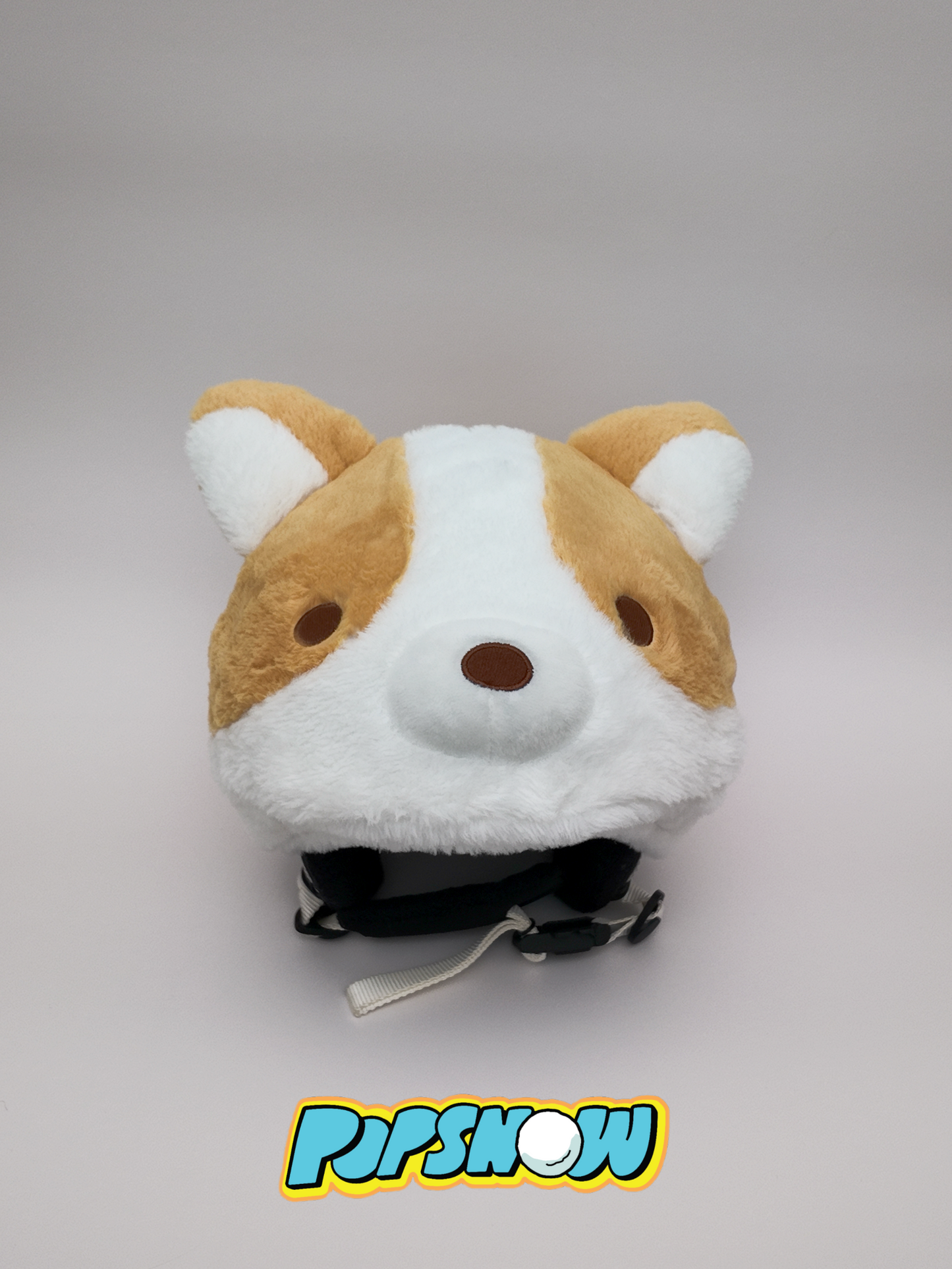 PopSnow Ski snowboard helmet cover hat funny corgi front product