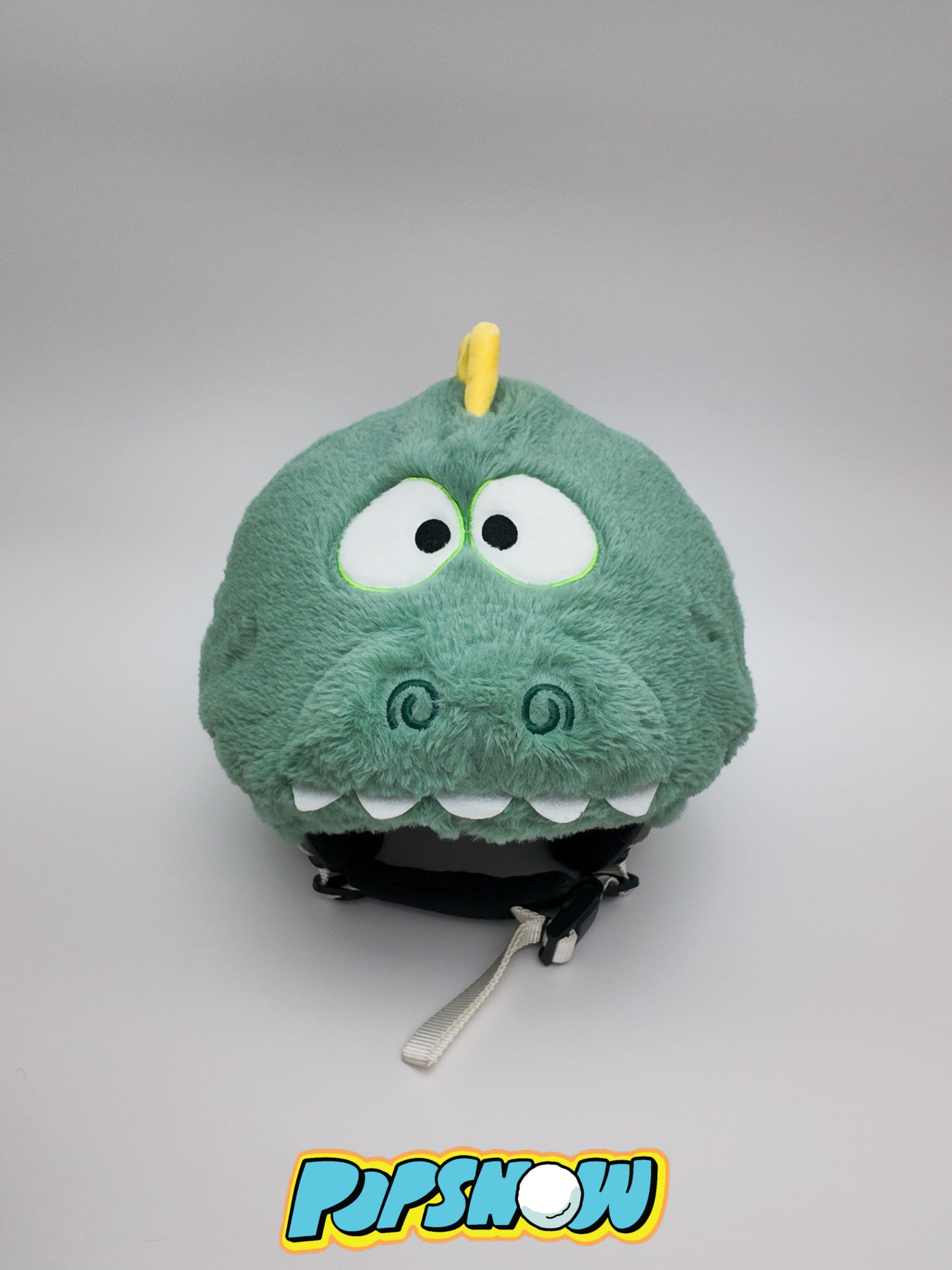 PopSnow Ski snowboard helmet cover hat funny dinosaur danny front product