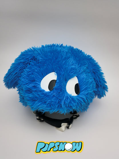 PopSnow Ski snowboard helmet cover hat funny long ear puppy tuusca dog front product blue