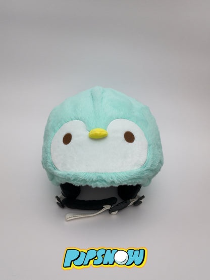 PopSnow Ski snowboard helmet cover hat funny penguin front
