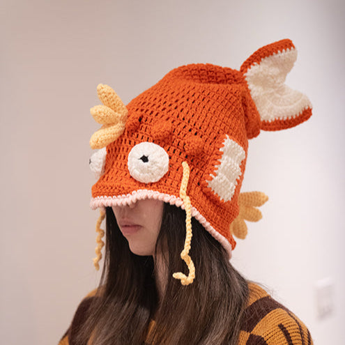 popsnow_ski_helmet_cover_crochet_pokemon_magikarp_funny_hat_beanie_2