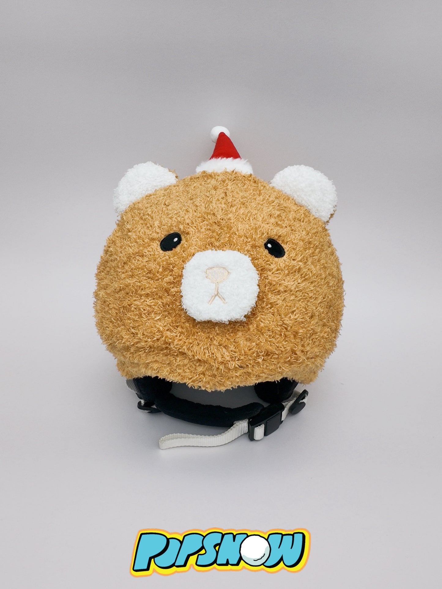 Ski Helmet Cover - Christmas Bear
