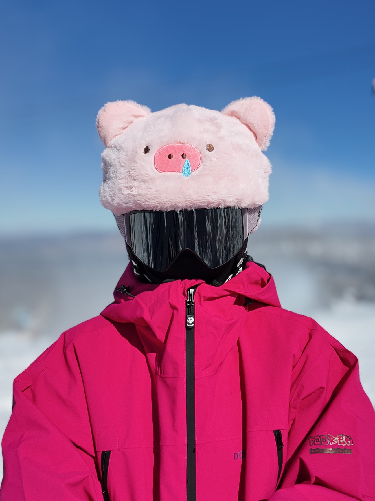 popsnow_ski_hemet_cover_hood_hat_animal_cute_kid_pig_mammoth_1