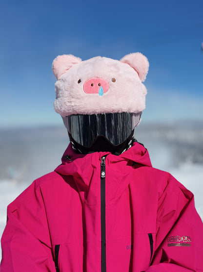 popsnow_ski_hemet_cover_hood_hat_animal_cute_kid_pig_mammoth_1