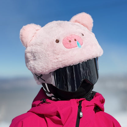 baby pig football helmet Ski Helmet Cover