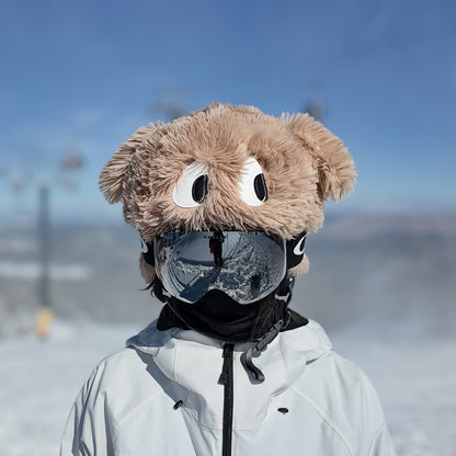 popsnow_ski_hemet_cover_hood_hat_puppy_brown_mammoth_2