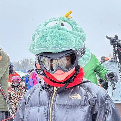 Ski Helmet Cover - Dinosaur Danny
