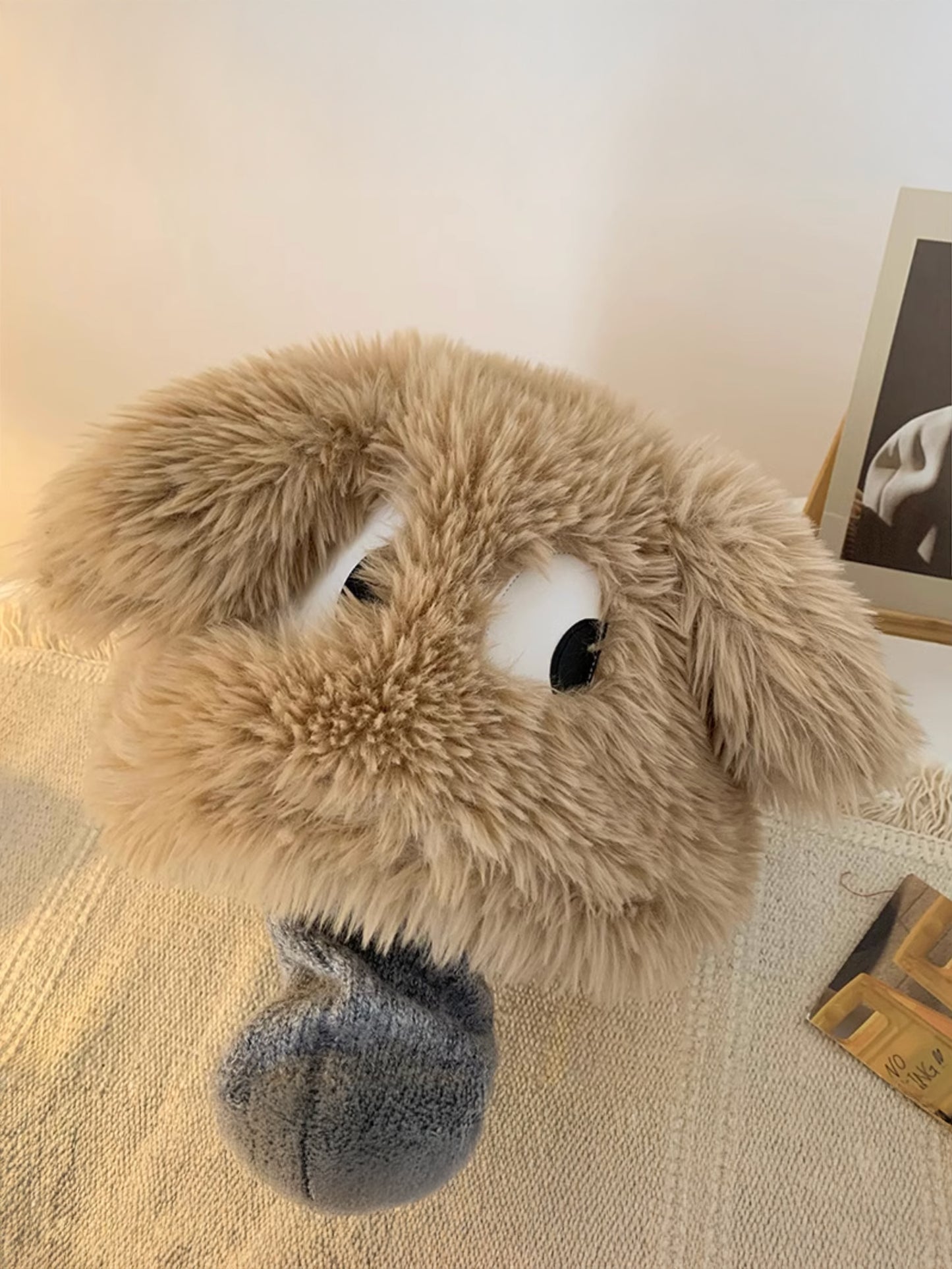 puppy_bucket_hat_brown_faux_fur_winter