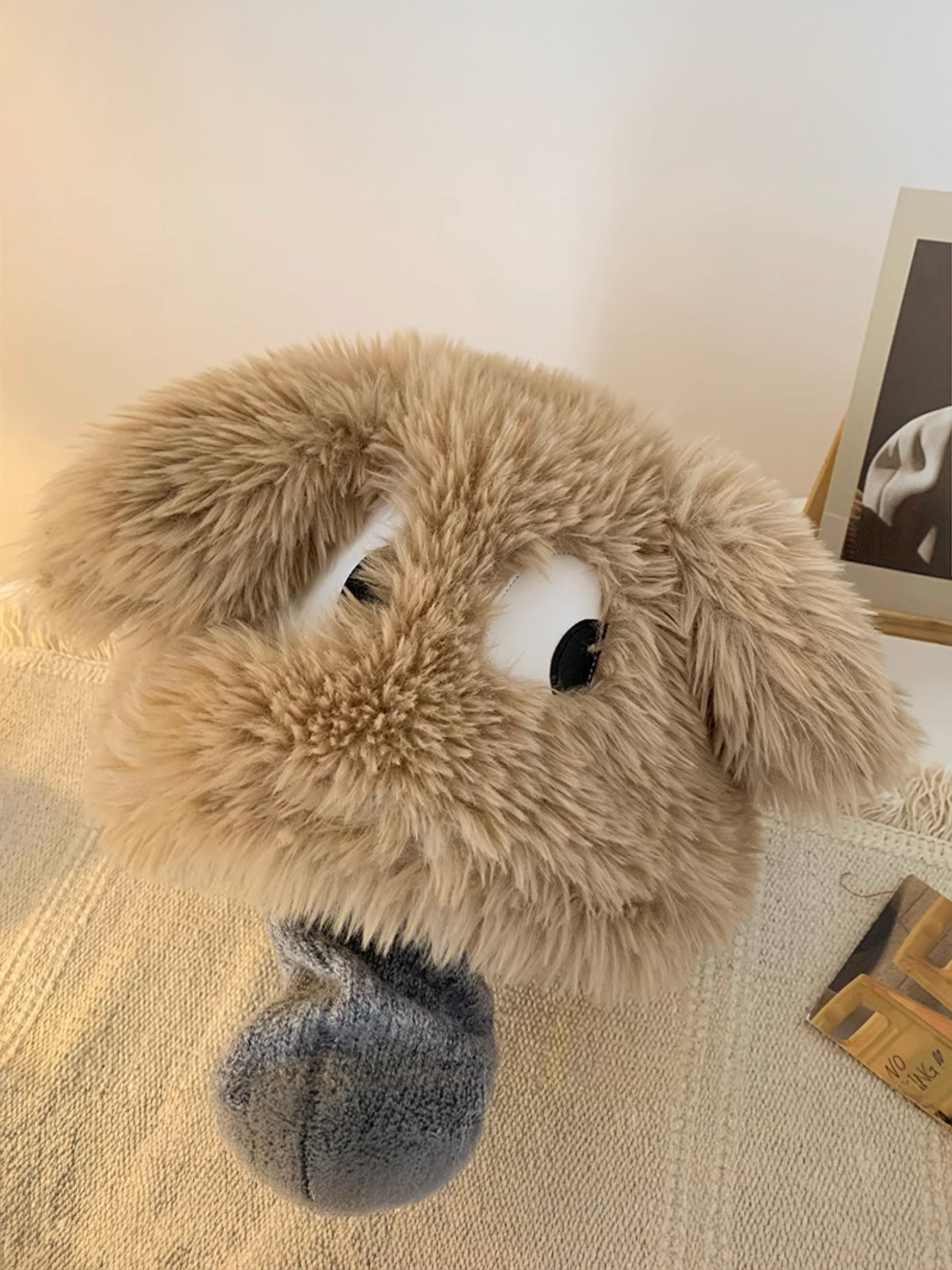 puppy_bucket_hat_brown_faux_fur_winter